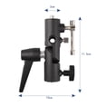 thumbnail image 1 of Camera Flash Bracket Mount with Umbrella Softbox Holder Live Tripod Light Parts, 1 of 9