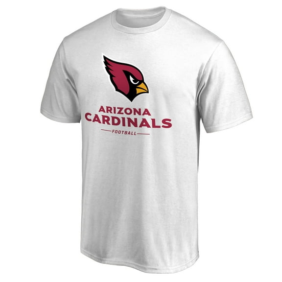 Men's White Arizona Cardinals Team Lockup T-Shirt