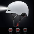 thumbnail image 2 of Casco De Ciclismo Con Luz Led, Casco De Bicicleta, Rueda De Monopatín Eléctrico, Casco De Monopatín, Luz Guardurnaity OD015111-03, 2 of 5