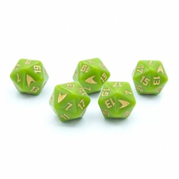 Star Trek Adventures: Captain Kirk's Tunic Dice - 6 Piece Roleplaying Dice Set