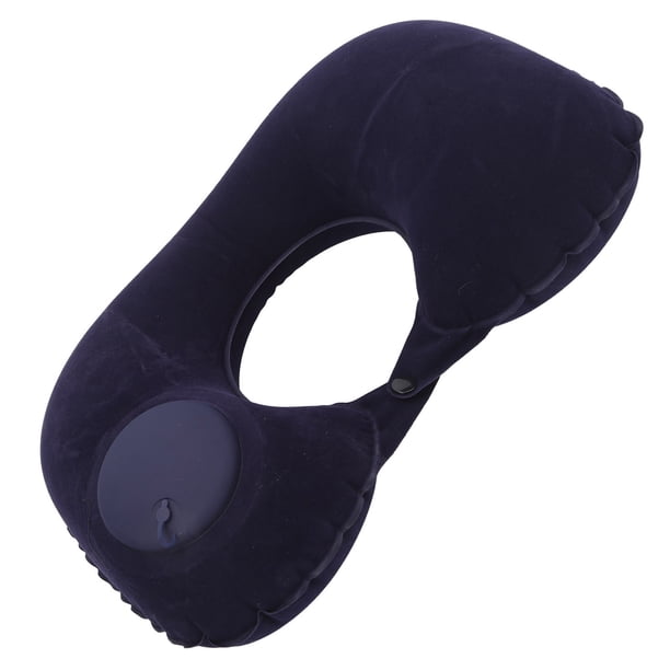 Almohada en forma de u, cojín inflable Suave para reposacabeza, protección cervical para coche, oficina, avión, viaje