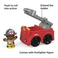 thumbnail image 2 of Fisher-Price Little People To the Rescue Fire Truck & Firefighter Figure for Toddlers, 2 of 6