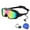 A, variant on Ckraxd HD Large Frame Swim Goggles, Waterproof Swim Goggles, Anti-Fog, UV Protection, Comfortable Fit, Ideal for Pool and Outdoor Swimming