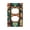 Duplex, variant on Retro Tiki Hawaiian Vintage Light Switch Cover Decorator No Device Blank Wall Plate 1-Gang Receptacle Outlet Decor