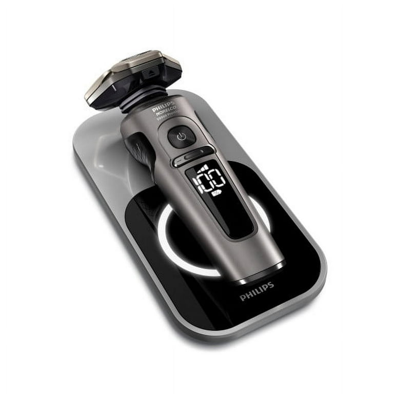Philips Norelco 9000 Prestige Shaver SP9872/86, Black with Philips Norelco 9000 Prestige Shaver SP9872/86, Black with