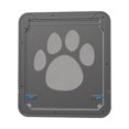 thumbnail image 2 of Pet Screen Door Magnetic Flap Screen Automatic Lockable Black Door for Dogs, 2 of 8