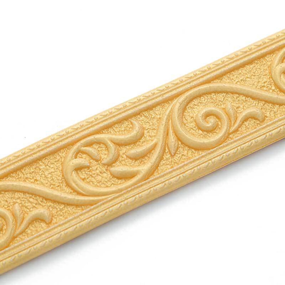 Wallpaper Wall Border Stickers Decoration Wavy Molding Peel and Stick