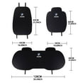 thumbnail image 4 of Car Front Rear Seat Cushion Non-Slip Cover Auto Badge Guard Accessorie For M E46 E90 E60 F10 F30 E39 E36 F20 E87 G30 E92 E91 1pcs back pad, 4 of 6
