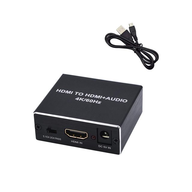 Para Hdmi 2.0 Hd Video Audio Splitter Extractor Converter 4K60Hz 5.1Ch Minnieouse EL011208-00