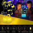 thumbnail image 4 of SBSG Minecra_ft Night Lights for Kids 3D Illusion lamp16 Colors Changing with Remote, Kids Bedroom Bedside Decor Lights as Christmas Birthday Gifts fo, 4 of 5