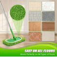 thumbnail image 4 of Reusable Microfiber Mop Pad,Dry & Wet Sweeping Cloths - Washable Wet Pads Refill, Microfiber Cleaning Mop Pads Refill for Dry Sweeping & Wet Mopping Replacement,Multi-Surface/Hardwood Floor Cleaning, 4 of 6