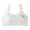 White, variant on GCETTIC Girls Sports Bras Teen Girls Training Bra Seamless Wireless Adjustable Straps Ultra Soft Breathable High Elastic Fabric Tagless White,10-12 Years