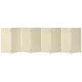 thumbnail image 3 of Red Lantern 3 ft. Short Woven Fiber Folding Screen - Cream - 8 Panel, 3 of 7