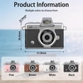 thumbnail image 3 of Yhaizhuy 64GB Mini Thumb Digital Camera,180° Flip Screen,1.47" Ips Flip Screen Retro Ultra-Portable Keychain Digital Camera,Black, 3 of 11
