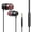 Black, variant on Joernso 3.5mm Wired In-Ear Earphone Heavy Bass Stereo Volume Control Headphone with Mic