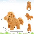 thumbnail image 3 of Juguete Pony Caminante Easfan de Peluche con Sonido y Cola Móvil, 3 of 5
