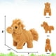 thumbnail image 3 of Juguete Pony Caminante Easfan de Peluche con Sonido y Cola Móvil, 3 of 5