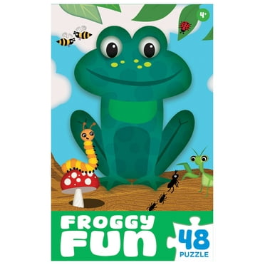 Froggy Fun 48 Pieces Interlocking Jigsaw Puzzle for Kids