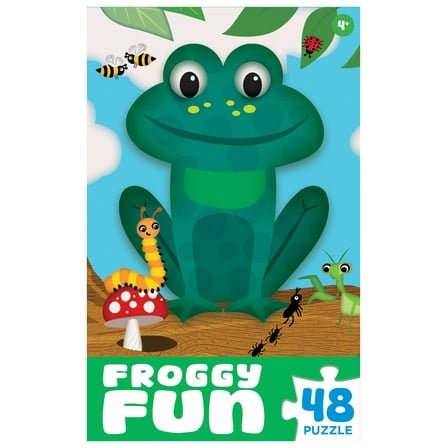 Froggy Fun 48 Pieces Interlocking Jigsaw Puzzle for Kids
