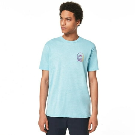 Oakley GRADIENT MOUNTAIN B1B T-SHIRT Bright Blue HTHR - XXL