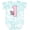 Tie Dye Green, variant on Pink Ladybug 1st Birthday Girls Baby Bodysuit