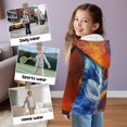 thumbnail image 5 of Uorisanigo Kids Hoodie Hooded Sweatshirt Long Sleeve Full-Zip Ice Fire Dragon Sweatshirts Jackets with Kangaroo Pockets, Outwear Coat Jackets Spring Autumn Warm Shirts, 5 of 7
