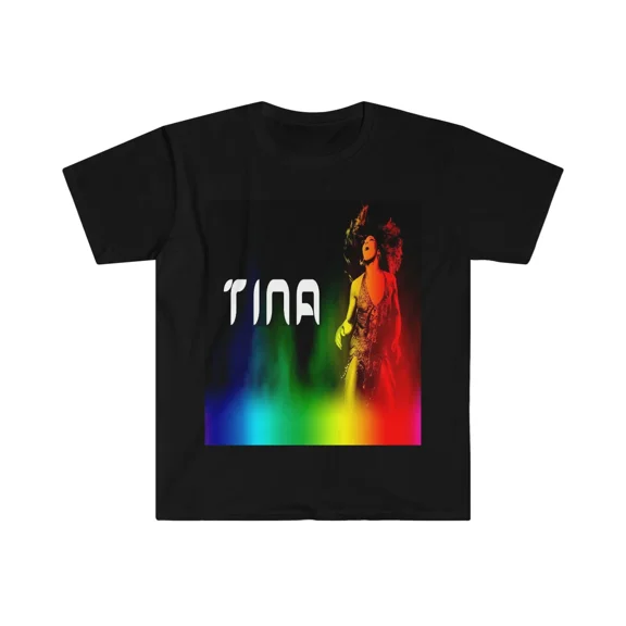 RARE Unisex Soft Cotton T-Shirt. Tina Turner