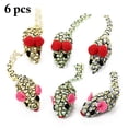 thumbnail image 1 of 6PCS Cat Toy Creative Interactive Funny Mouse Shape Cat Teaser Pet Chew Toy, 1 of 7