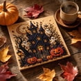 thumbnail image 6 of Halloween Beaded Pearl Art DIY Kit 7.9x7.9 inch Special Shaped Beads & Embossed Texture for Beginners Fall Home Decoration Seasonal Party Activity & Handmade Gift by MPOISVA, 6 of 8
