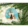 thumbnail image 2 of Carolines Treasures BB4238CO1 Merry Christmas Tree Chinese Crested Cream Ceramic Ornament 3 in multicolor, 2 of 2