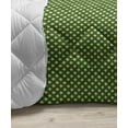 thumbnail image 3 of Abstract Down Alternative Comforter, Repetitive Monochrome Pattern with Leafy Plant Motif in Hexagons, Microfiber Quilt for All Season, 5 Sizes, Charcoal Grey and White, by Ambesonne, 3 of 3