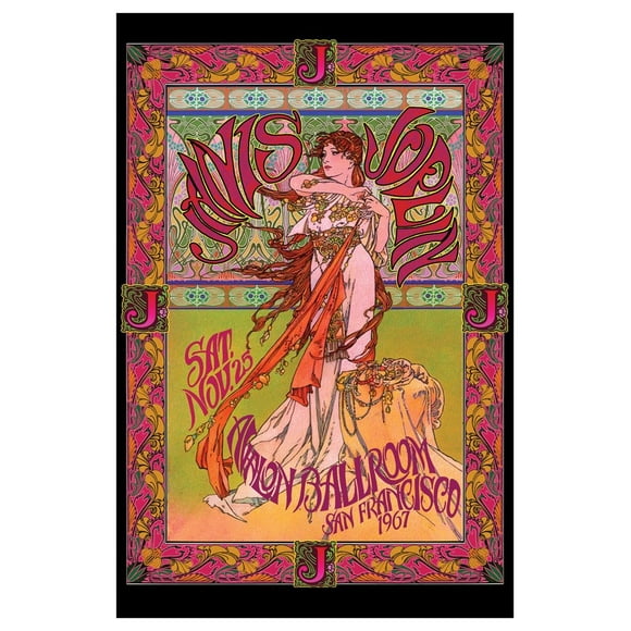 NMR Bob Masse Affiche - Janis Joplin/Live à San Francisco 1967 (24"x36 Pouces)
