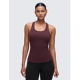 thumbnail image 2 of CRZ YOGA Butterluxe Workout Racerback Tank Tops for Women Padded Athletic Yoga Shirts with Built in Bra, 2 of 7