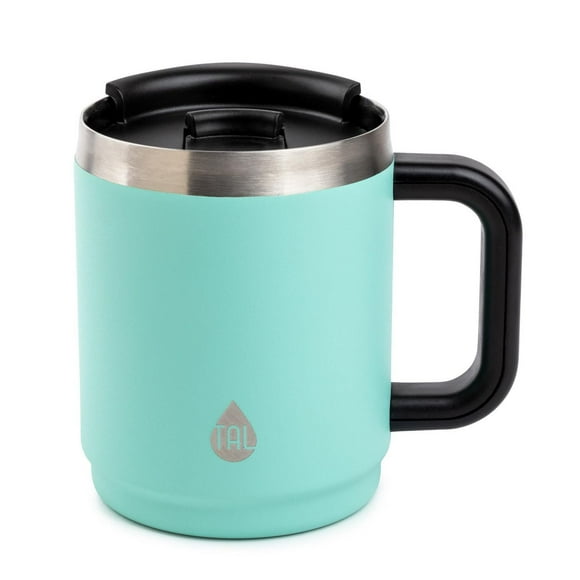 TAL Stainless Steel Boulder Coffee Mug 14 fl oz, Mint