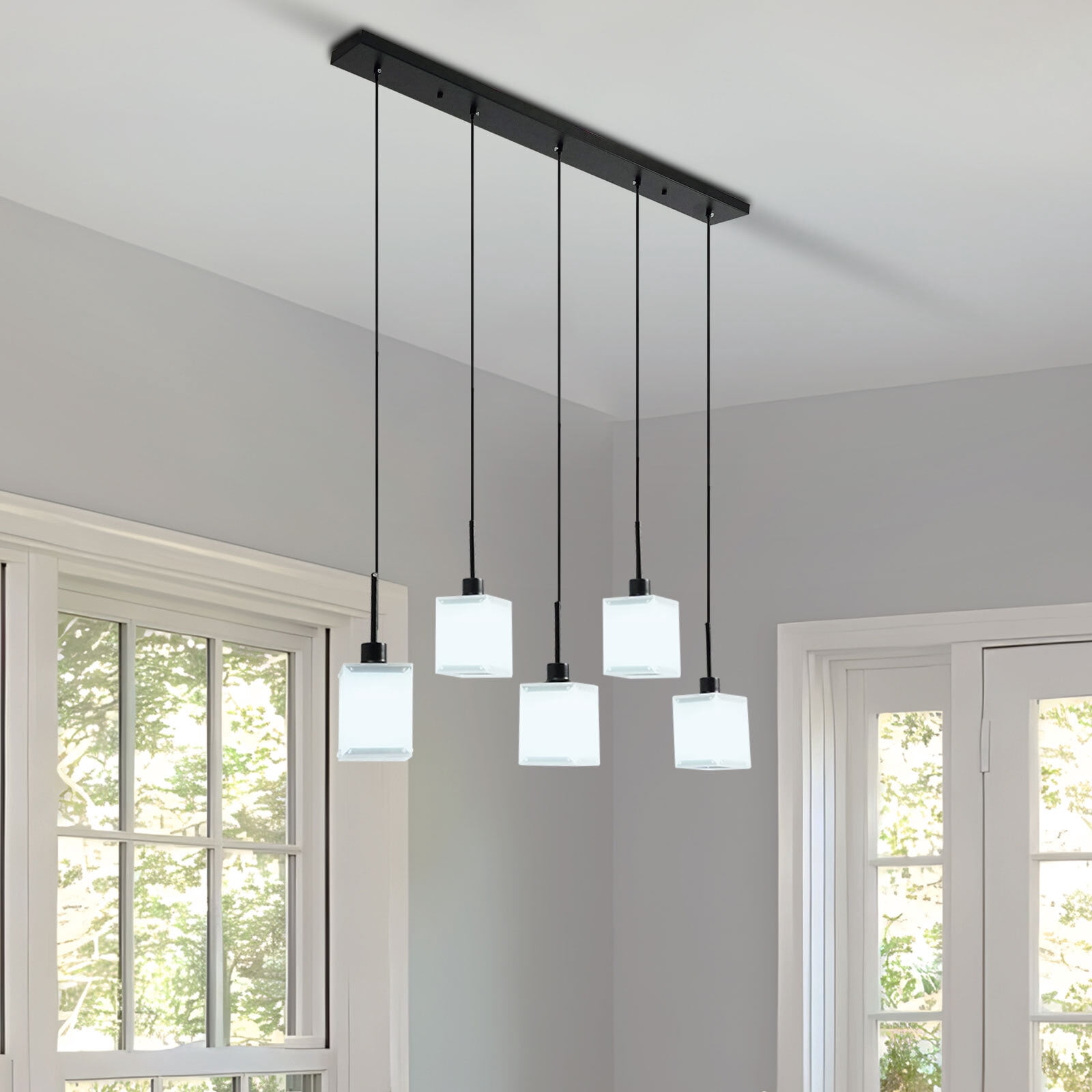 Modern 5-Light Ceiling Light Fixture Ceiling Mounted Light Indoor Ceiling Light