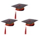 thumbnail image 1 of KAKOWELY 3 juegos de birretes de graduación de papel para niños, materiales de bricolaje para sombreros de graduación, recuerdos de fiesta, 1 of 4