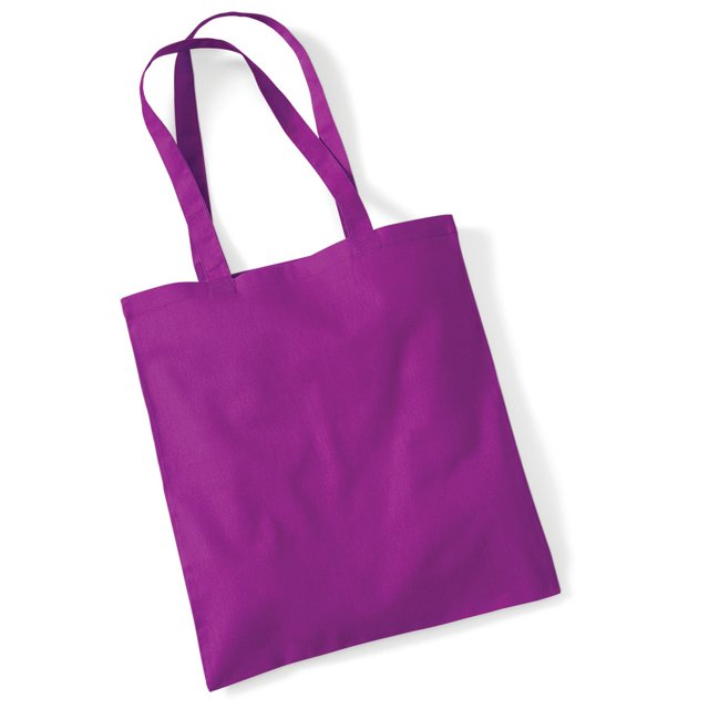 Westford Mill- Promoción bolsa básica "Bolsa para la vida"- capacidad 10 litros (Paquete de 2) (Magenta)