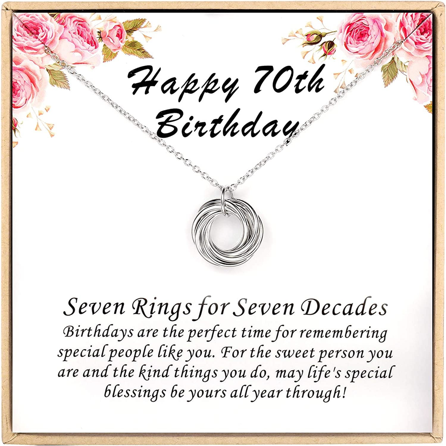 60th birthday jewellery for her