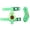 S-avocado, variant on Harnesses Small Harness and Leash Set No Escape Adjustable Cute Costume for Hamster