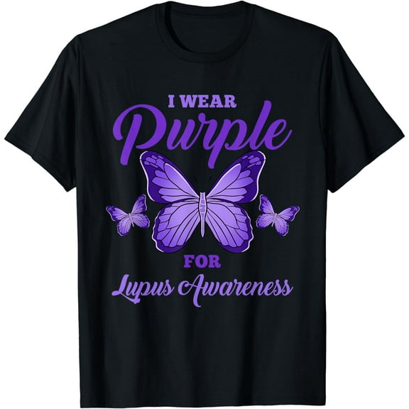 I Wear Purple For Lupus Awareness T-Shirt
