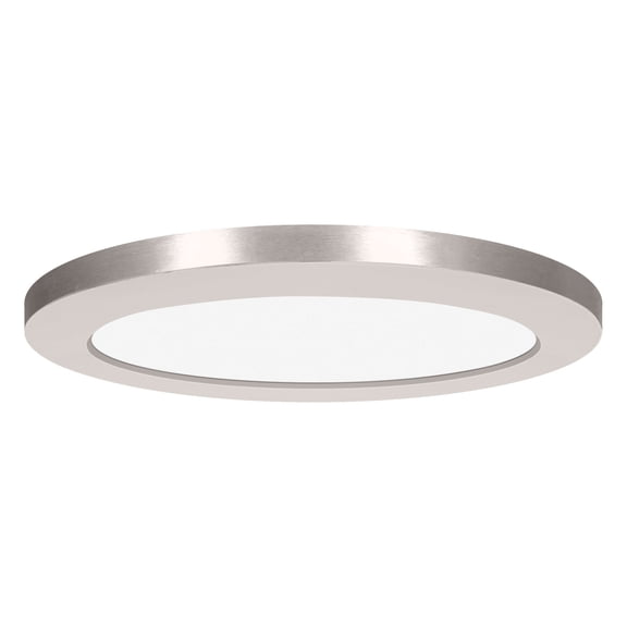 20837LEDD-BS/ACR-Access Lighting-ModPLUS-18W 1 LED Flush Mount in Contemporary Style-9 Inches Wide by 0.5 Inches Tall-Brushed Steel Finish