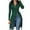 Green, variant on qolati Women's Long Sleeved Shirts 2023 Fall Winter Ribbed Knitted Zipper V Neck Blouse Trendy High Split Hem Going Out Tops
