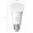 thumbnail image 4 of Philips Hue White &amp; Color Ambiance 9.5W - Foco inteligente A19 compatible con Alexa, 4 of 8