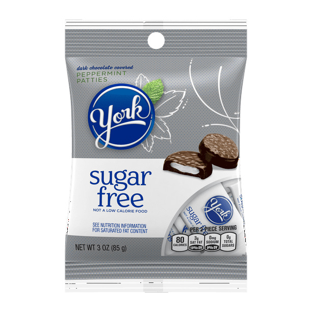 York, Sugar-Free Peppermint Patties, 3 Oz. - Walmart.com - Walmart.com