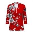 thumbnail image 6 of Blouses for Women Dressy Elegant,Women's Shirts Lightweight 2026 Spring Summer Fashion 3/4 Length Sleeve Tops Business Casual Blouses Western Outfits, 6 of 6