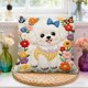 thumbnail image 1 of Uuiauoio Cute Animals Decorative Throw Pillow Cover , Animals Family Animals Outdoor Pillow Cases Square Standard Cushion Cover for Sofa Couch Bed Car 17.72x17.72 inch, 1 of 6