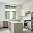 thumbnail image 6 of Thermal Insulated Curtains, Light Filtering Curtains, Kitchen Curtains Small Coffee Curtains 3 Piece Set for Basement, Solid Color Heat Insulating, 6 of 6