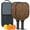 Black-2, variant on Pickleball Paddles Set Of 2, Fiberglass Surface, Animal, Leopard Print, 4 Balls & Bag