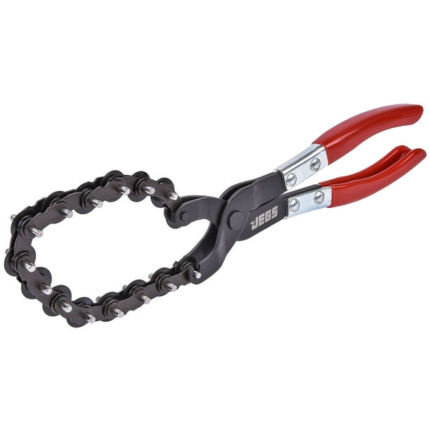 JEGS 81393 Exhaust Pipe Cutter 12 in. Adjustable Chain with 15 Cutting Wheels Cu