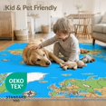 thumbnail image 4 of ODIKA Large Map Is Illustrated Nautical Border Creatures Playroom for Bedroom, Reading Nook, Pet Friendly & Kids Safe Play, 4 of 7